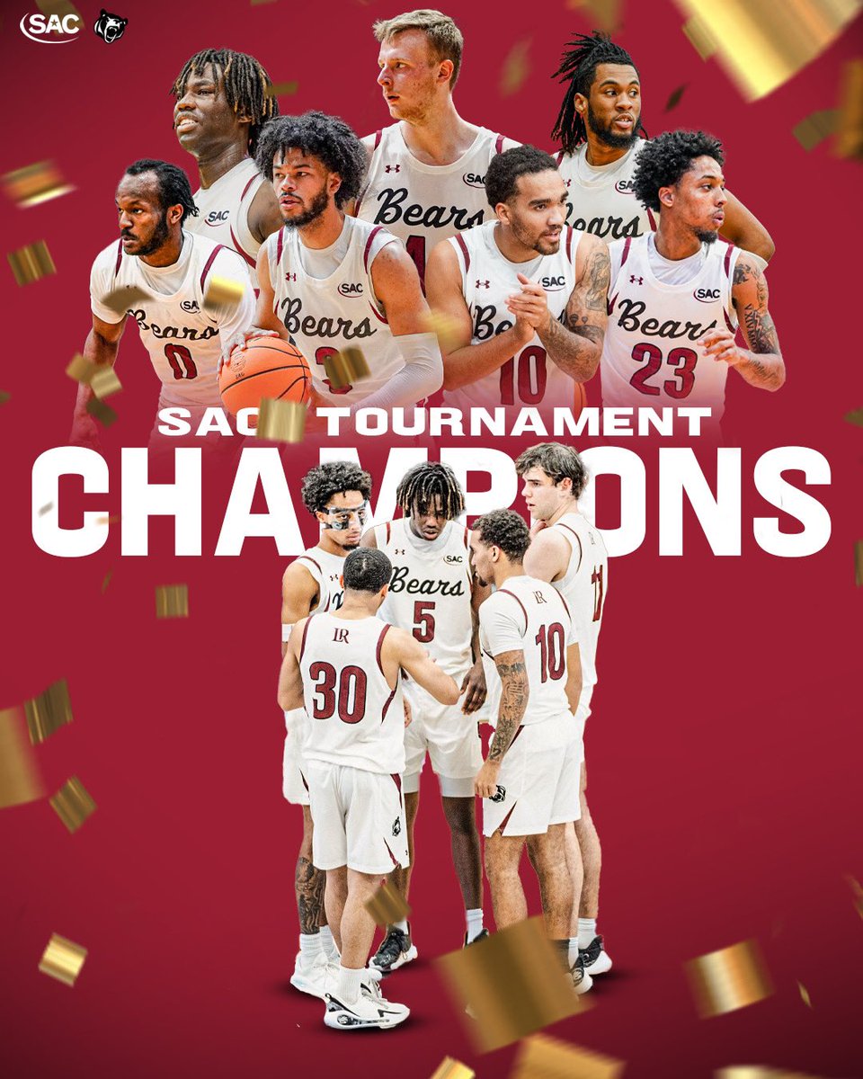 𝐓𝐡𝐞 𝐁𝐞𝐚𝐫𝐬 𝐚𝐫𝐞 𝐲𝐨𝐮𝐫 𝐒𝐨𝐮𝐭𝐡 𝐀𝐭𝐥𝐚𝐧𝐭𝐢𝐜 𝐂𝐨𝐧𝐟𝐞𝐫𝐞𝐧𝐜𝐞 𝐓𝐨𝐮𝐫𝐧𝐚𝐦𝐞𝐧𝐭 𝐂𝐡𝐚𝐦𝐩𝐢𝐨𝐧𝐬‼️

🐻🏀

#GOBEARS | #BetweenTheBricks