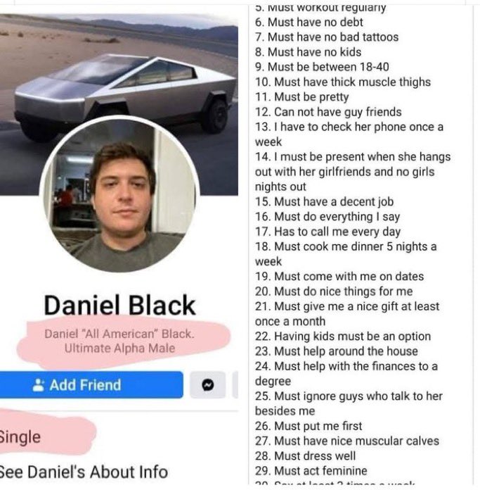 Kaylan_TX_'s tweet photo. I can’t imagine why he’s single🙃💀 https://t.co/Cva44WIbTV