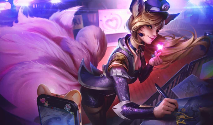 I need new Ahri content cuz I miss spamming about her and praising her. One of my favorites of all time. 
