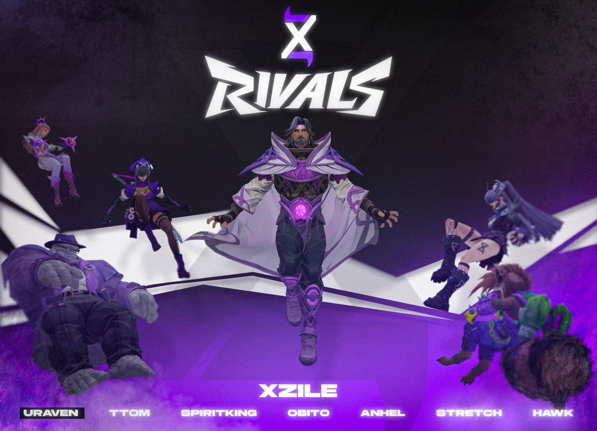 Did someone call out for Heroes? Don't worry we heard you! Meet our Xzile Esports Rivals Competitive team! 

✨Manager: URaven
✨Team: <a href="/xxSpiritKing/">Spirit</a>  <a href="/angelfaullon/">anhel</a> <a href="/SinfulHawk/">HāwK 𒉭</a>   <a href="/ObitooWRLD/">All Might</a> Stretch TTOM
✨Art: <a href="/cursemel/">mel</a>