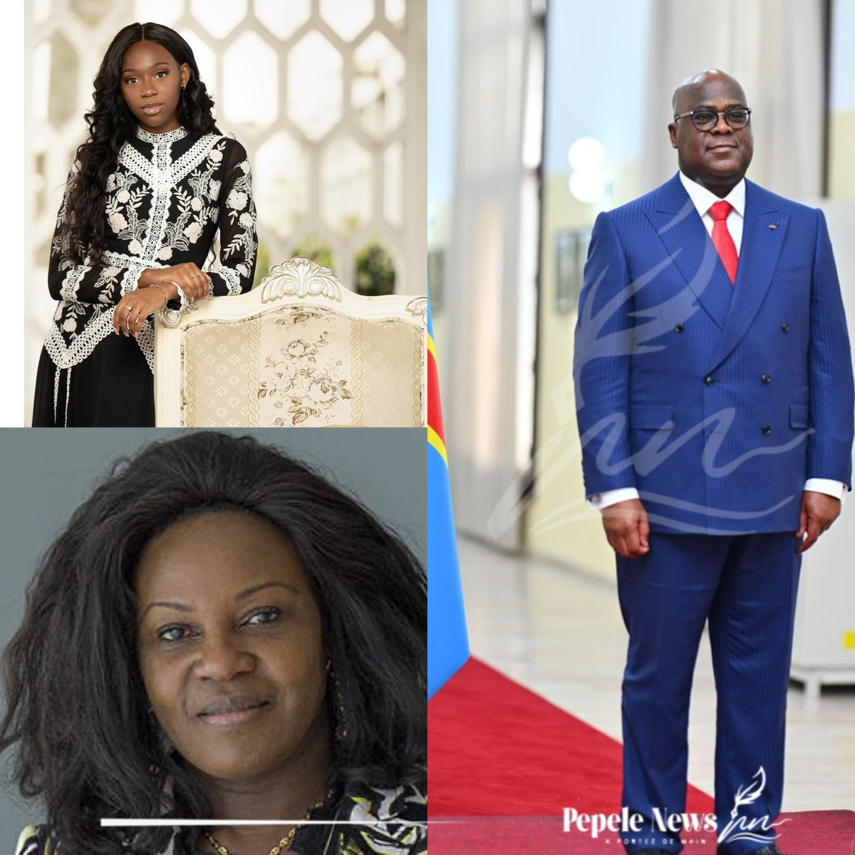 pepele_news's tweet photo. 🔴 ALERTE-INFO | Isabelle #Kibassa nommée ambassadrice itinérante du Chef de l'État. Jacques Tshisekedi reconduit au poste de coordonnateur de la sécurité interne. Christiana #Tshisekedi, désignée parmi les secrétaires particuliers du Président de la République, Farah #Mwamba, directrice de la cellule de communication. (Ordonnance Présidentielle) #RDC @pepele_news