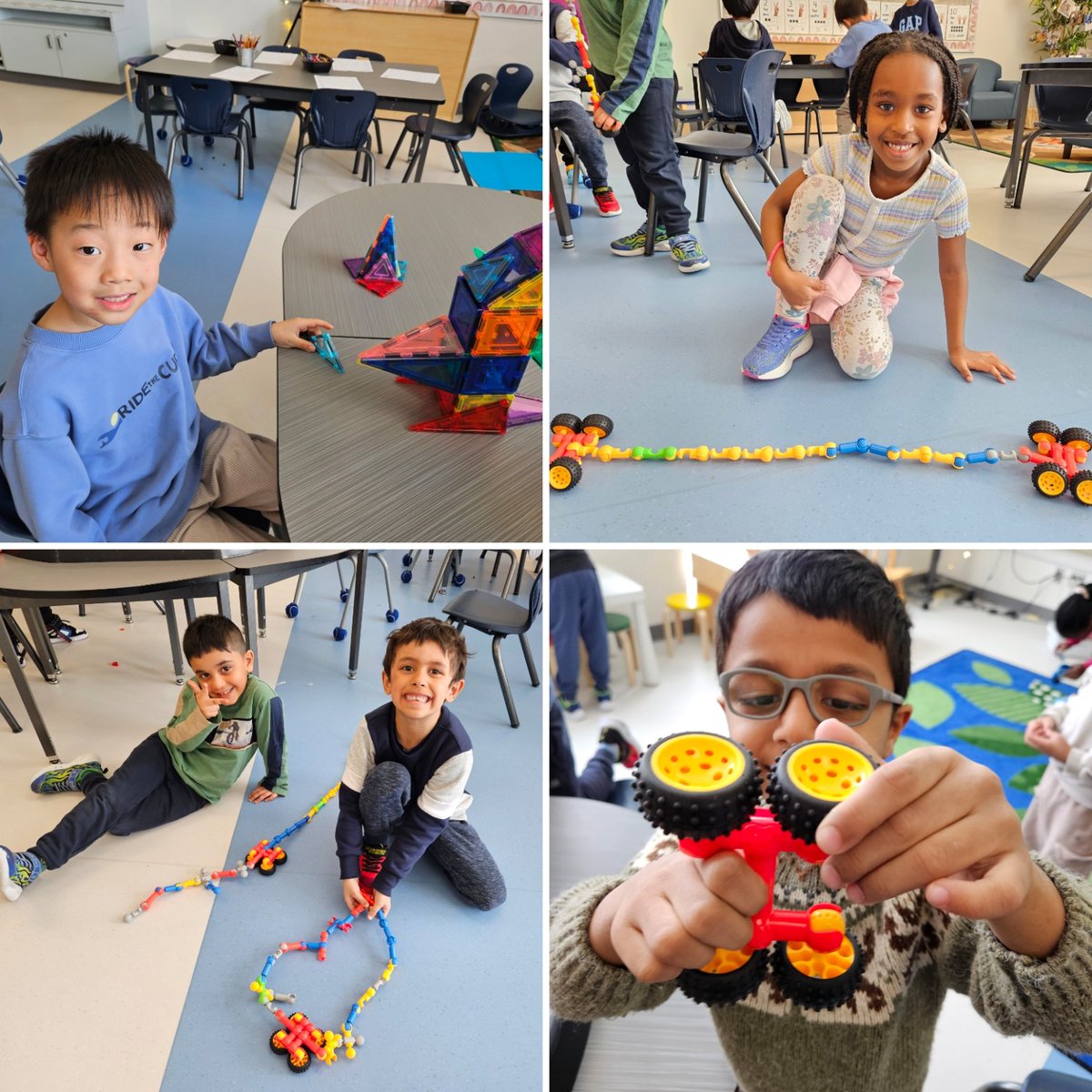 mmevanneste's tweet photo. Students enjoyed being innovators during #ocsbSTEAMweek! Problem Solving and Innovating is one of the four frames of the Ontario Kindergarten Program.  @StVeronicaOCSB https://t.co/DUZDO4f6qQ