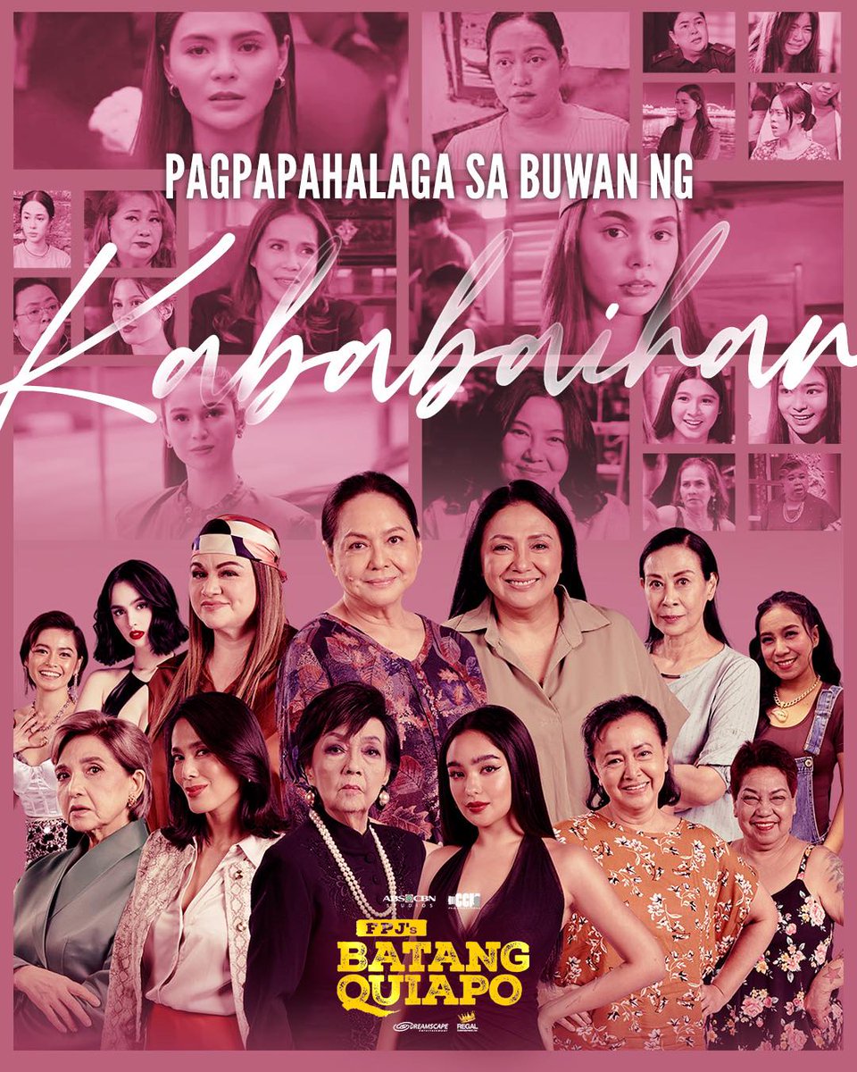 Kakayahan ng mga Kababaihan, pinapatunayan! Ipagdiwang natin ang mga kababaihan, mga Ka-BQ!

Maraming salamat po sa pagmamahal ninyo sa amin mga babaeng karakters - na sumasalamin sa kababaihan ng kasalukuyang panahon!
Ang FPJ’s Batang Quiapo ay nakiki-isa sa pagdiriwang ng