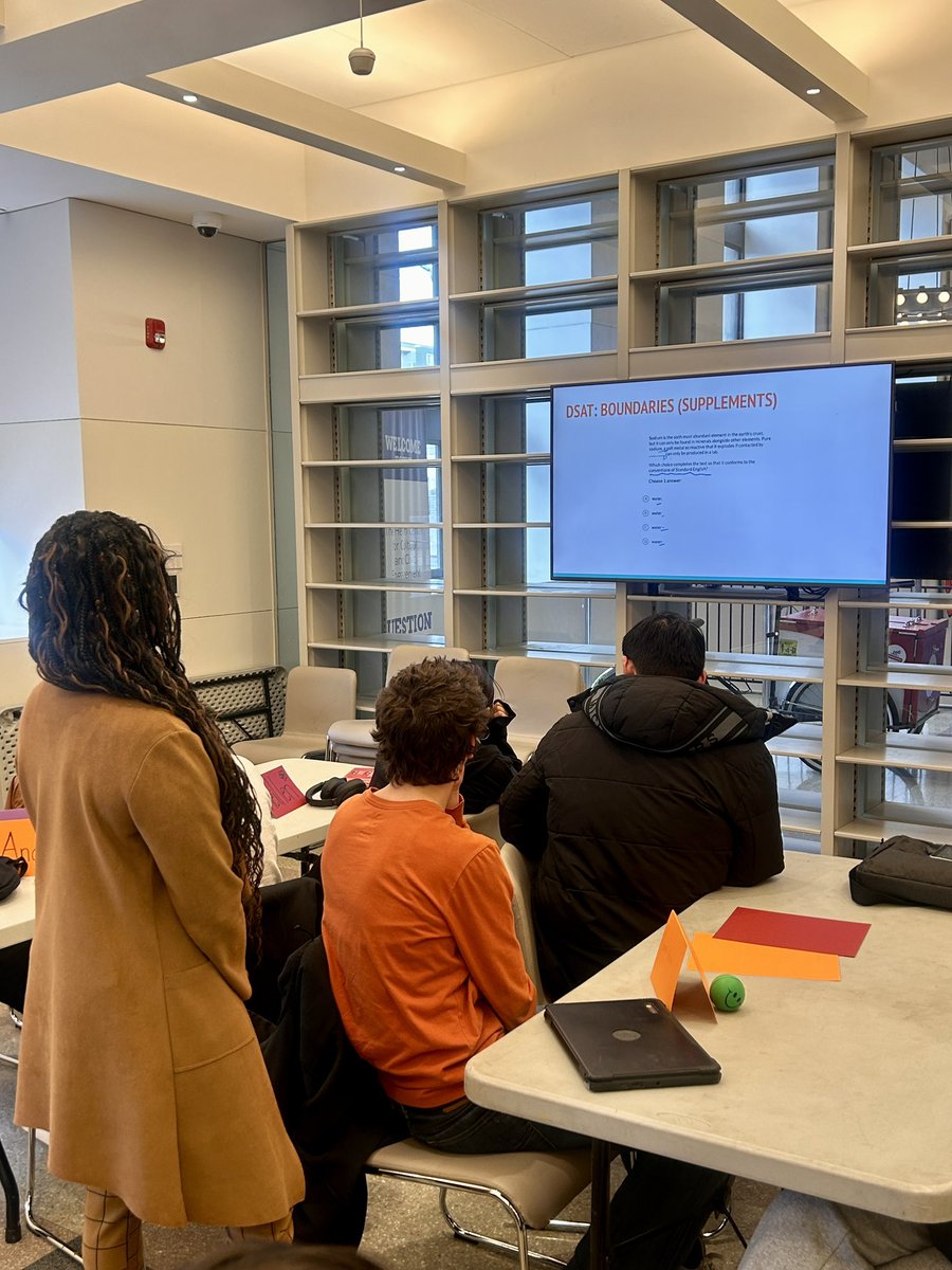 TheAAdvantage's tweet photo. 🚀 Strong standardized test scores can boost your chances for scholarships, financial aid, and college admissions! Big thanks to the @FreeLibrary Field Teen Center for supporting our future leaders. 🙌 Let’s keep striving for success! 💪

#SATPrep #Scholarships 
 #GetTheAdvantage https://t.co/w9zxbgBZ0P