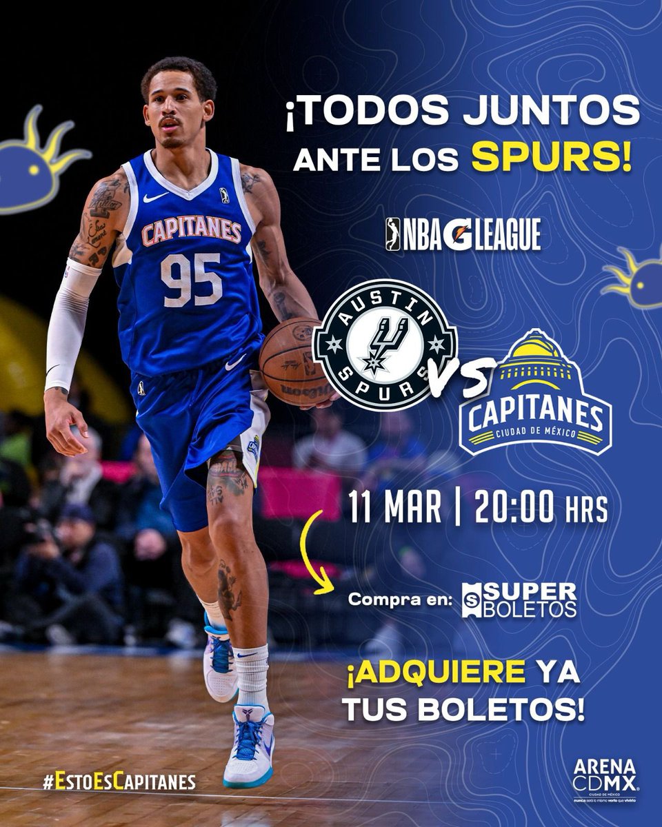 ¡APOYA A CAPITANES!🔥

Te llevamos a ver a <a href="/CapitanesCDMX/">Capitanes CDMX</a> para su duelo ante Spurs, regalaremos pases dobles, solo debes darle rt y comentar #ZonaRÉCORD. 

¡Mucha Suerte!
