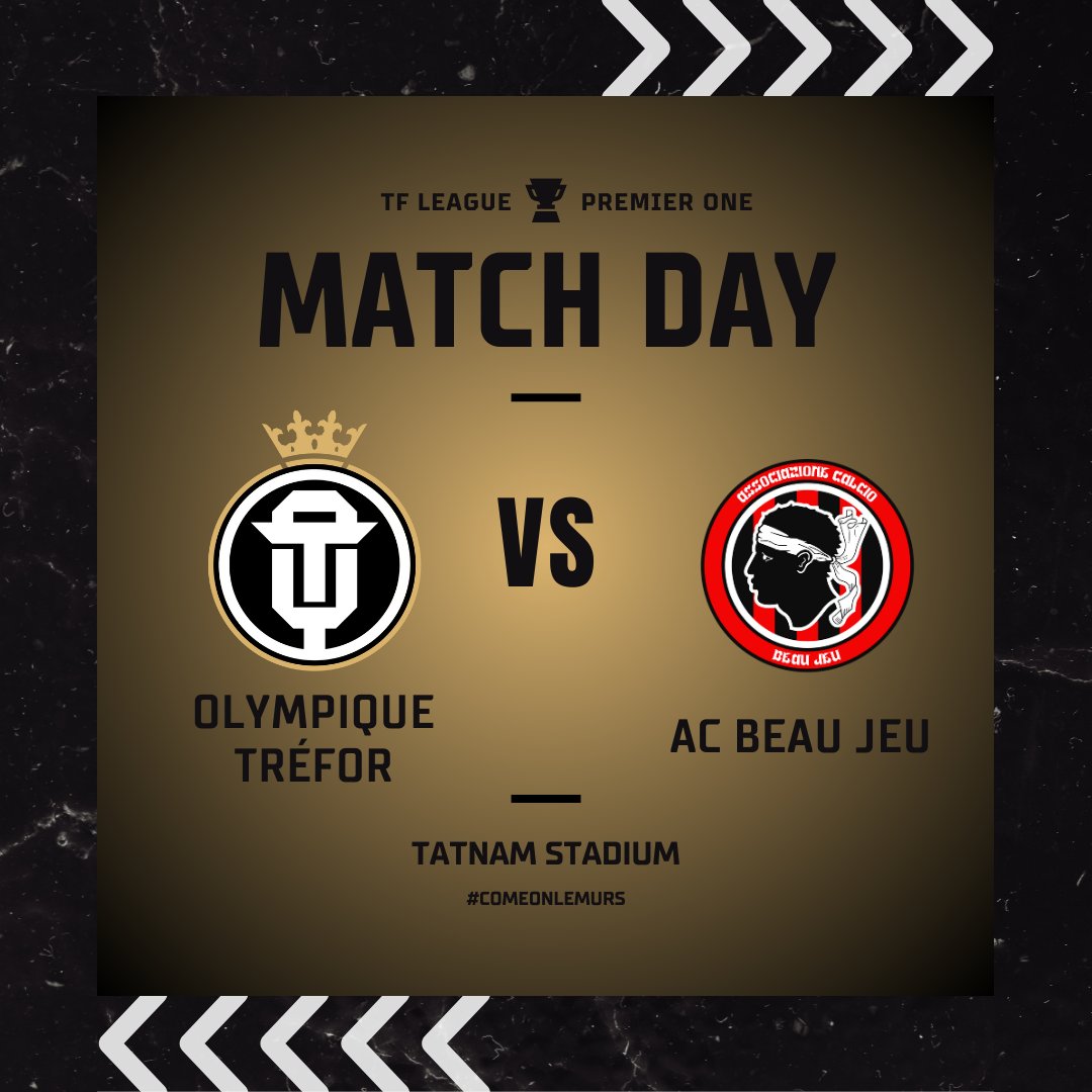 Olympique Tréfor (@olympiquetrefor) on Twitter photo Duel de bas de tableau !
Réception de l'<a href="/ACBJ1910/">AC Beau Jeu</a> pour notre J9 !
#OTACB
#ComeOnLemurs Duel de bas de tableau !
Réception de l'<a href="/ACBJ1910/">AC Beau Jeu</a> pour notre J9 !
#OTACB
#ComeOnLemurs