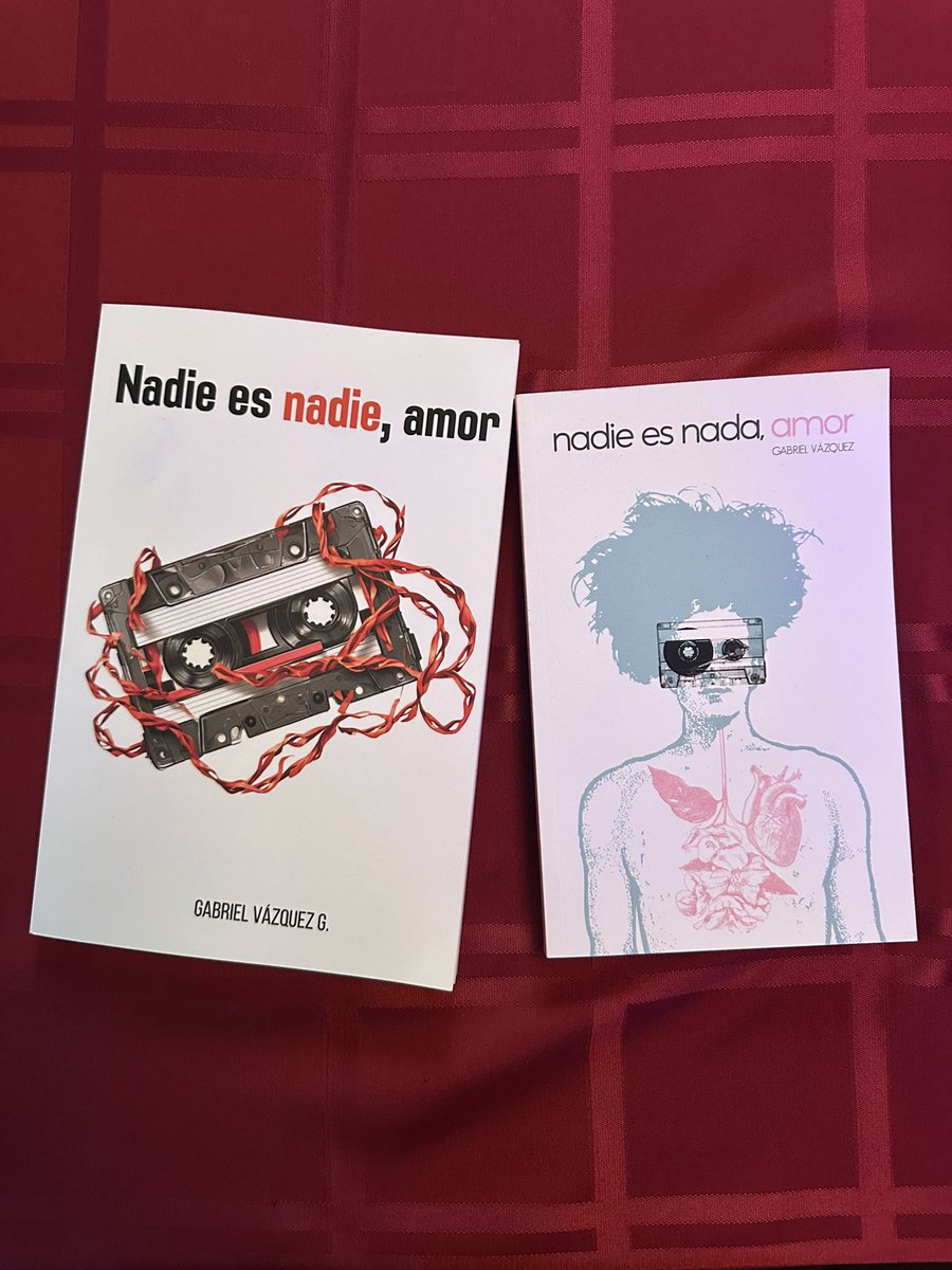 gabovazquezg's tweet photo. #nadieesnadieamor y la segunda parte #nadieeesnadaamor
Están como #librofisico en #amazon y como #ebook también en #kindleunlimited.
Si quieren ejemplar o ejemplares #firmados, manden mensaje!!!! https://t.co/xzVkZvQXWu