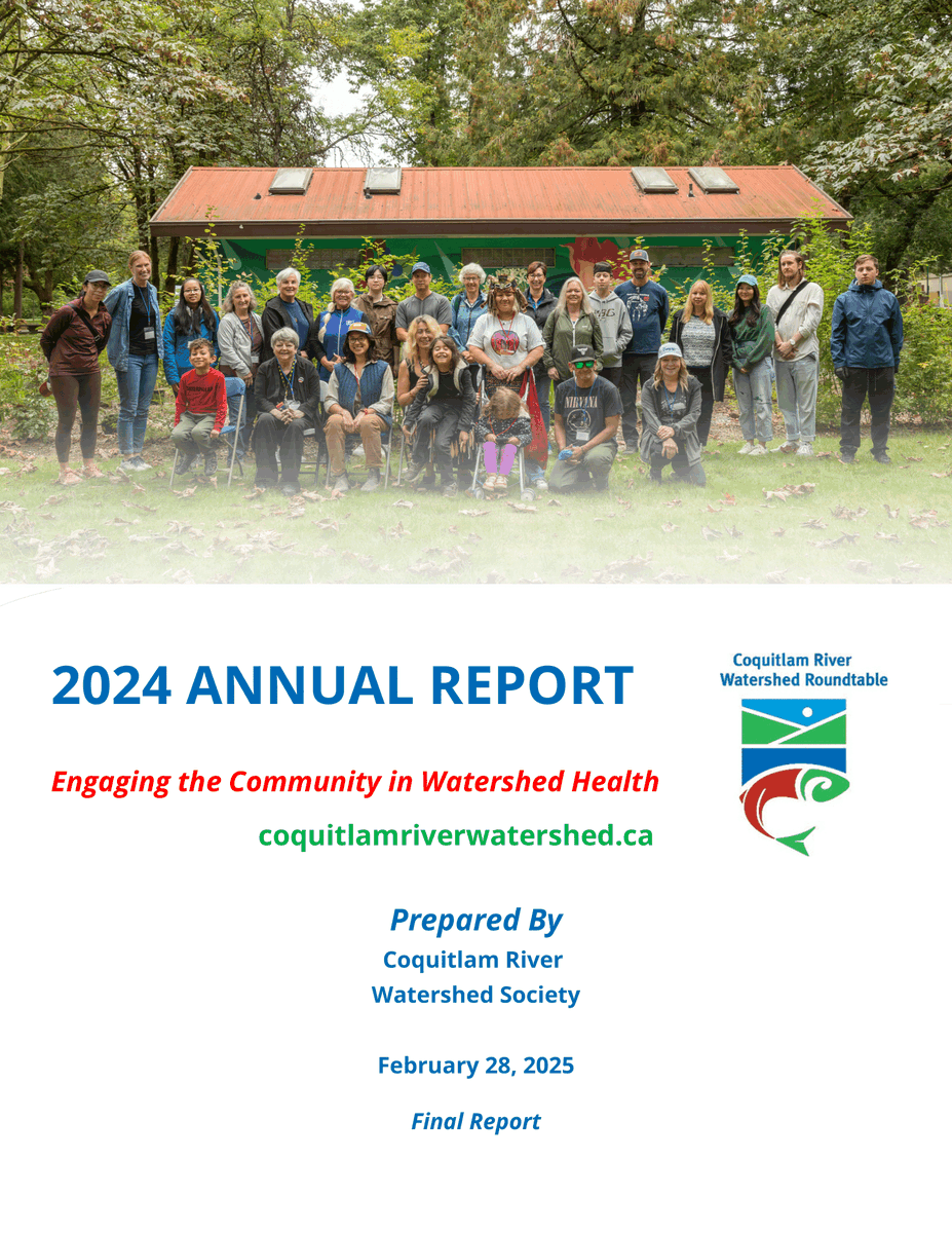 Our 2024 Annual Report and Executive Summary are published! Learn about the progress we've made in protecting and enhancing the Coquitlam River Watershed. A big thank you to everyone who has helped make it all possible.

🔗 Links to the documents in bio.