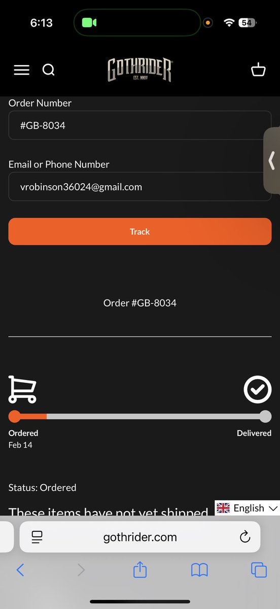 webbyskid's tweet photo. @gothrider why hasn’t this shipped? https://t.co/ejVJxurktg