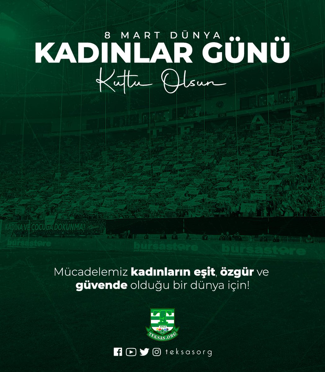 Mücadelemiz kadınların eşit, özgür ve güvende olduğu bir dünya için! 8 Mart Dünya Kadınlar Günü Kutlu Olsun 🤍