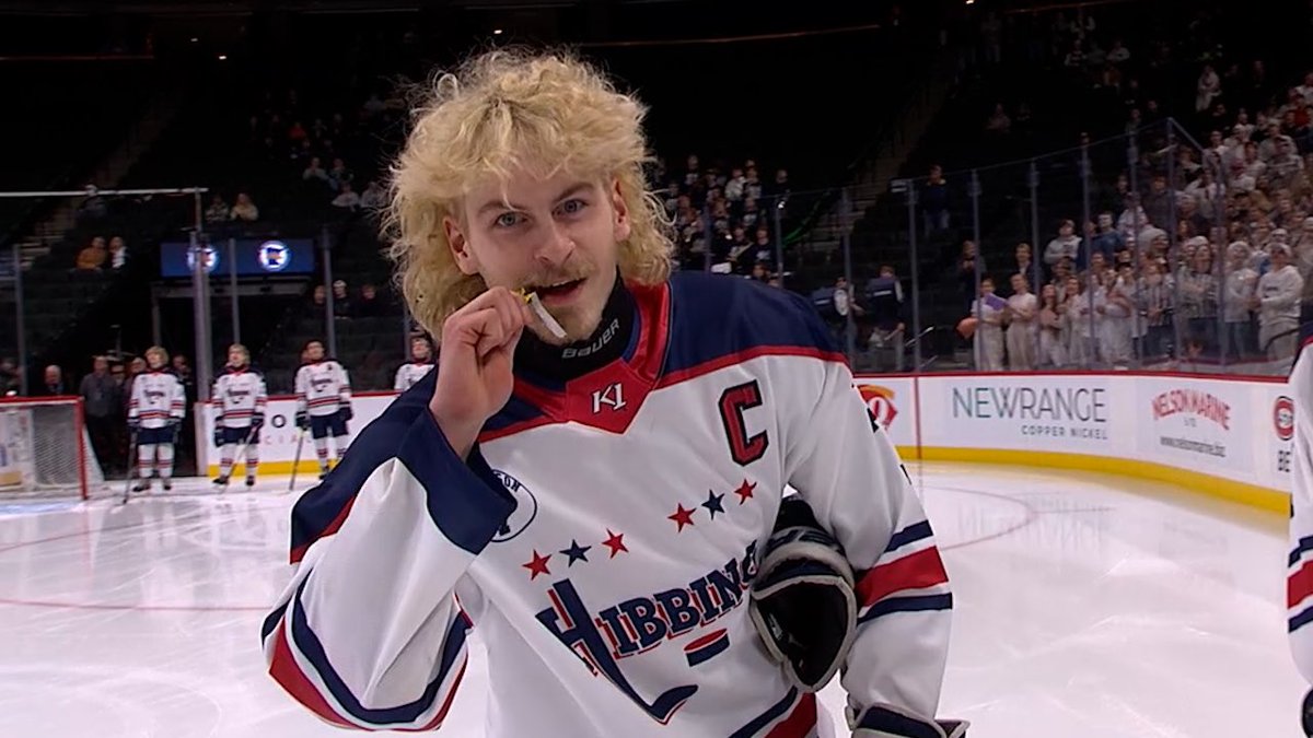 Dr. Chuck Ells (@drchuckells) on Twitter photo Hats off to <a href="/jacekampsula3/">Jace Kampsula</a> the winner of the 2025 #drchuckells #hockeyhairaward! He repped <a href="/HockeyHibbing/">Hibbing-Chisholm-Hockey</a> & all of #minnesota w/epic #hockeyhair …quality 🥬 & nothing goes better with 🥗 than a #slimjim! Thx <a href="/GreatClips/">Great Clips</a> for sponsoring the award on #45TV! #tourneyson45tv <a href="/kstc45/">KSTC-TV, 45TV</a> Hats off to <a href="/jacekampsula3/">Jace Kampsula</a> the winner of the 2025 #drchuckells #hockeyhairaward! He repped <a href="/HockeyHibbing/">Hibbing-Chisholm-Hockey</a> & all of #minnesota w/epic #hockeyhair …quality 🥬 & nothing goes better with 🥗 than a #slimjim! Thx <a href="/GreatClips/">Great Clips</a> for sponsoring the award on #45TV! #tourneyson45tv <a href="/kstc45/">KSTC-TV, 45TV</a>