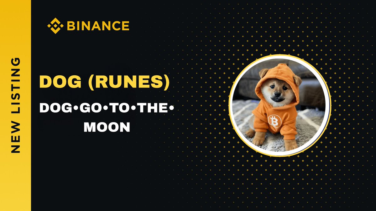 If you Believe <a href="/binance/">Binance</a> should list the no.1 Memecoin of Bitcoin, $DOG for spot trading.

Repost &amp; Comment $DOG to sign Petition 📝