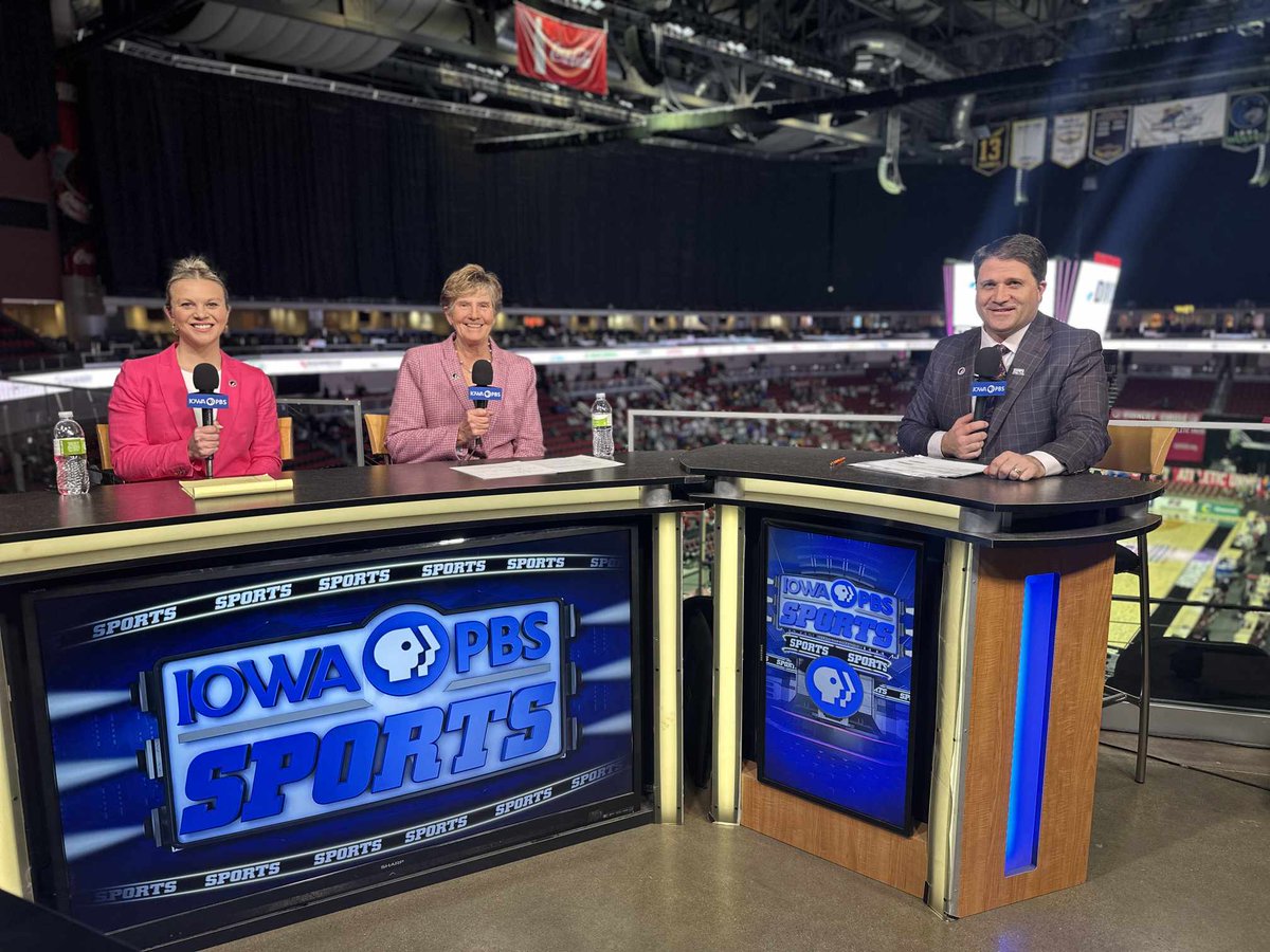 Check out our amazing talent ready to kick off the pre-game show in just a few minutes, live on air, YouTube and iowapbs.org/basketball <a href="/ERuffridge/">Elle Ruffridge</a> <a href="/LauraLeonard31/">L A Leonard</a> <a href="/PaulYeager/">Paul Yeager</a>