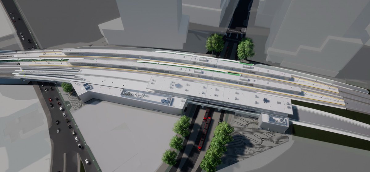 moretransitso's tweet photo. Ontario has awarded the contract to construct East Harbour transit hub. Here are some of the renditions.

https://t.co/O64jqj7tMp https://t.co/hxHOTJHsdS