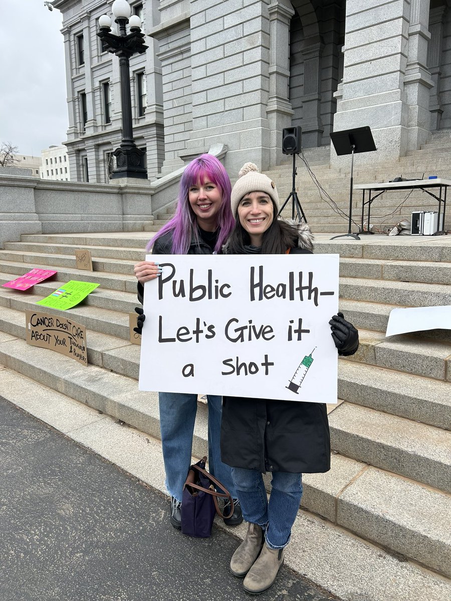 heydebigale's tweet photo. Standing up for science today at the Colorado capitol.

Thank you to DU PhD student Sarah Senese for organizing the #StandUpForScience protest in Denver. 

I’m so grateful I was able to connect to more science folks in Denver. https://t.co/7T6J8a90t3