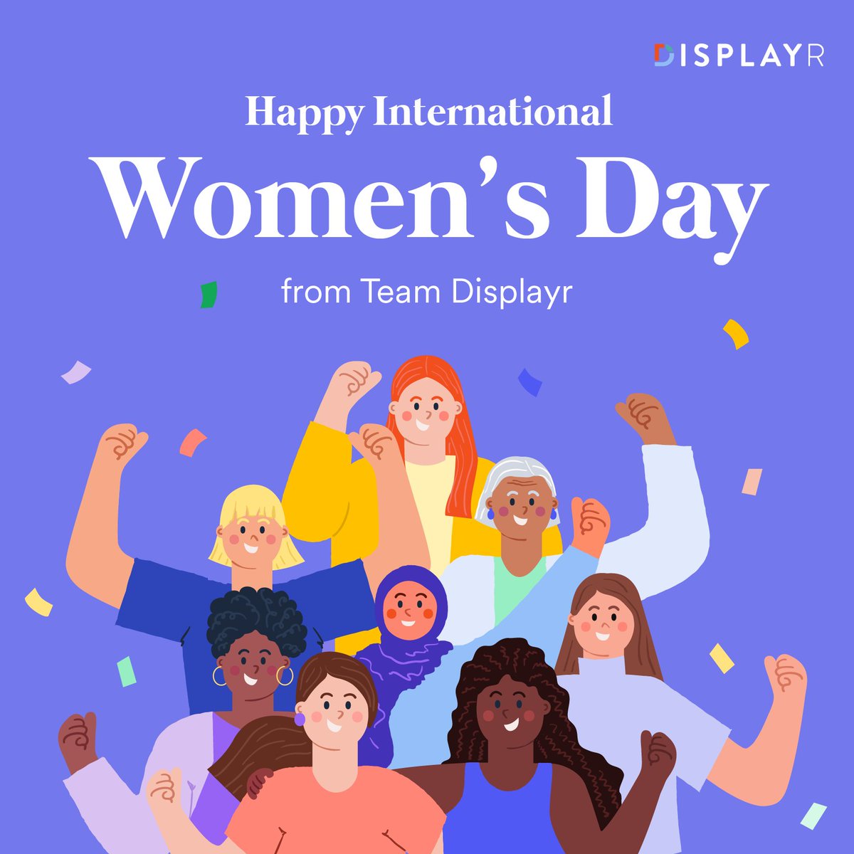 💫Happy International Women's Day from Team Displayr💫 Today we commemorate all the wonderful &amp; hardworking women around the world. Plus a special shoutout to all the remarkable women at Displayr &amp; their marvellous contributions every day 🙌🏼 #womenintech #IDW2025