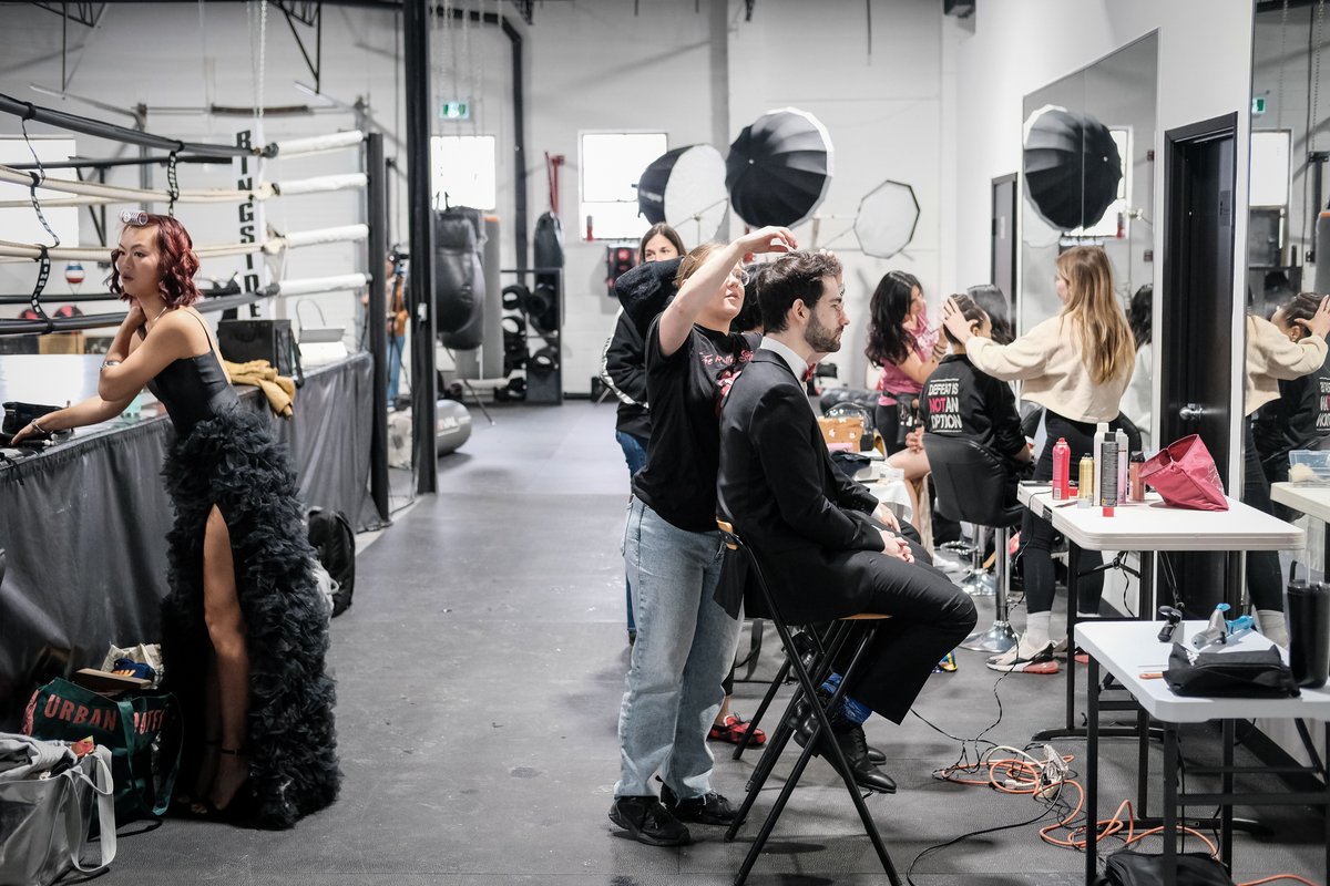 FightEndCancer's tweet photo. More BTS from Our Campaign Shoot! When the #FTEC2025 Fight Team swapped gloves for glam, Virgil Barrow was capturing every shot. 

We couldn’t do this without Virgil! His skill, &amp; eye for the perfect shot keep the #FTEC Fighters looking fierce. https://t.co/Tj5sLqut0L https://t.co/eTM0hc6LSh