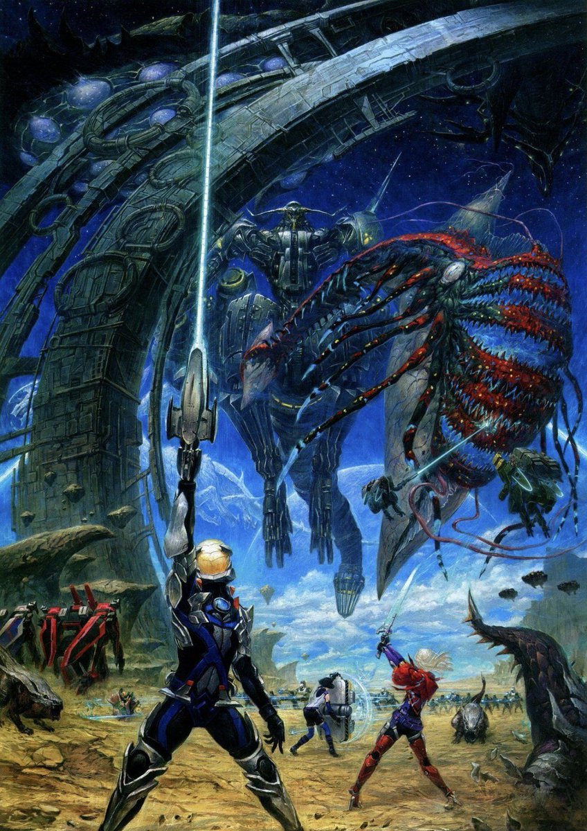GenePark's tweet photo. incredible Xenoblade Chronicles X concept art https://t.co/2lnVbISrvU
