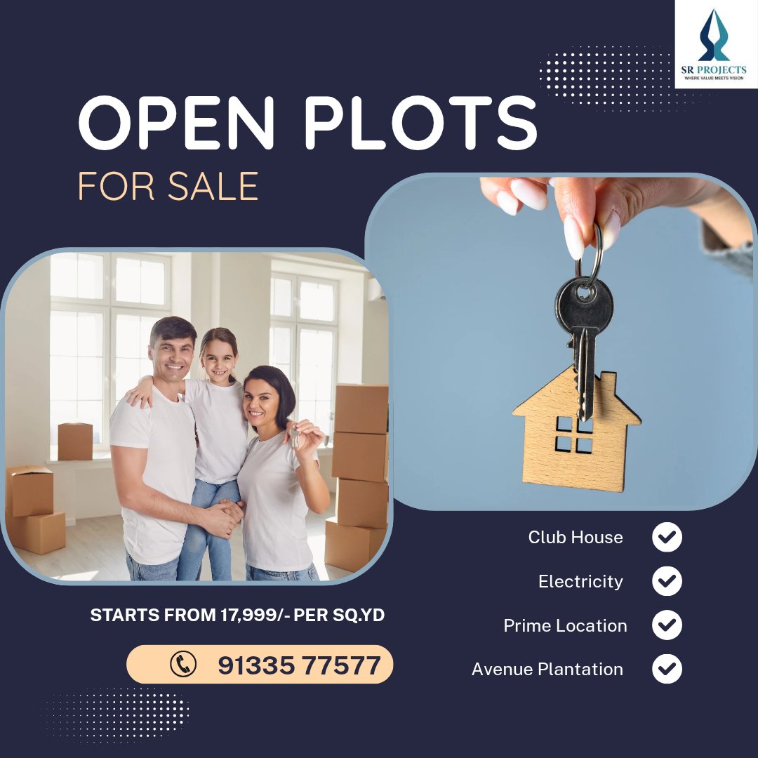 jbpride1's tweet photo. SREE CITY : IBRAHIMPATNAM

32 ACRES PROJECT
HMDA &amp; RERA APPROVED
HIGHWAY FACING
GATED COMMUNITY
SPOT REGISTRATION
PRICE Starting from 17999/-
50% Bank Loan Available 

Contact:9133577577

#srgroup
#sreecity
#hyderabadopenplots
#ibrahimpatnam 
#villas
#ibrahimpatnamopenplots https://t.co/iOBXfsfy9G