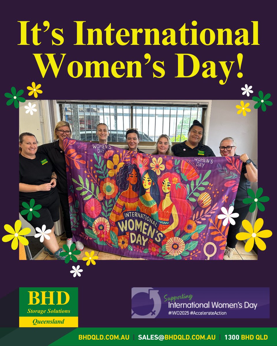 BHDQLD's tweet photo. 🌟 Happy #IWD2025 from BHD QLD! 🌟 Even with the intensity of Tropical Cyclone Alfred, we still want to take a moment to celebrate the incredible women in our industry! 💜 They were key in launching BHD QLD &amp; continue to drive our success every day. #AccelerateAction #BHDQLD https://t.co/42bjKS7SBJ