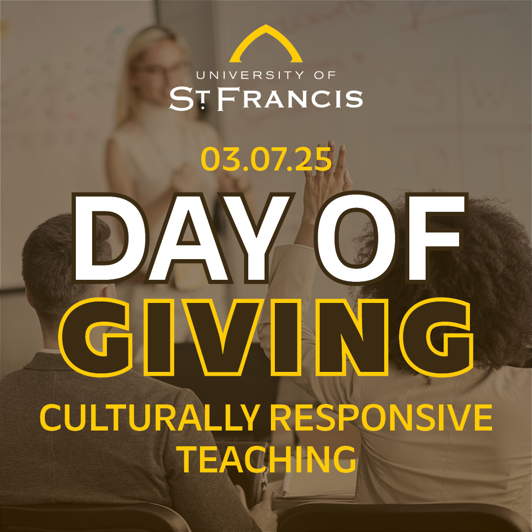 Give to USF's Day of Giving today before midnight, and you can support one of seven programs that have been identified to make college life easier on our students! Here, we showcase three of them.... learn more about all the projects and give now at stfrancis.edu/dayofgiving.