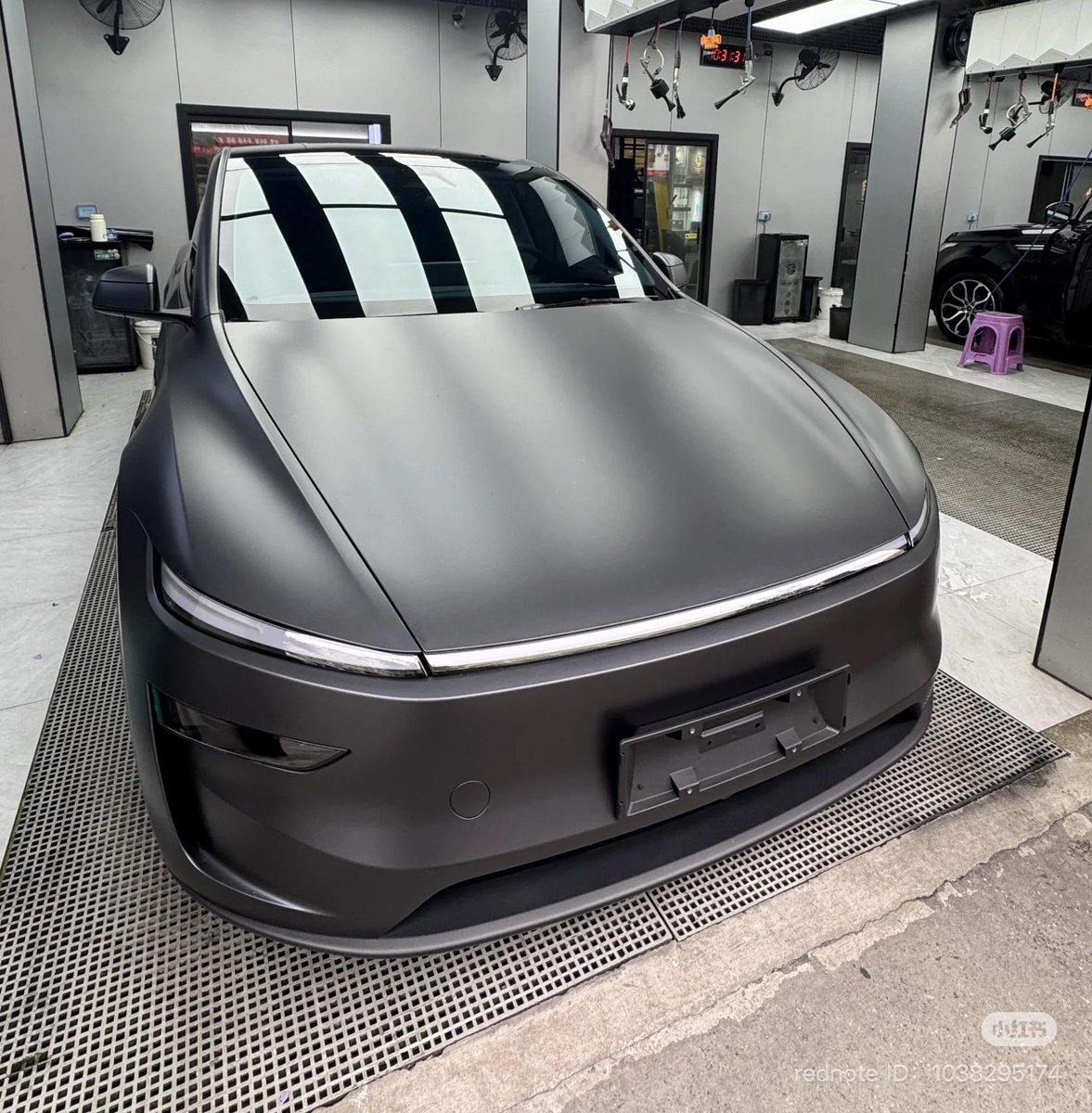 niccruzpatane's tweet photo. Stealth Grey Model Y with Matte PPF https://t.co/z496uq4DXd