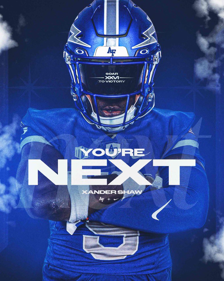 Xander Shaw (@xander_shaw53) on Twitter photo Thanks to the Air Force for the love!! <a href="/AF_FBRecruiting/">Air Force Football Recruiting</a> <a href="/CoachStubbs/">Taylor Stubblefield</a>
#BoltBrotherhood⚡️ Thanks to the Air Force for the love!! <a href="/AF_FBRecruiting/">Air Force Football Recruiting</a> <a href="/CoachStubbs/">Taylor Stubblefield</a>
#BoltBrotherhood⚡️