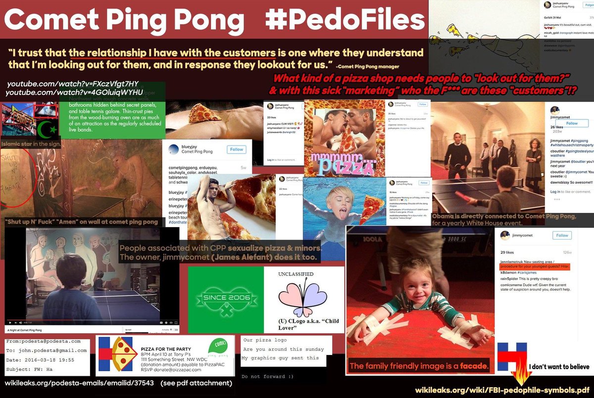 RealAbs1776's tweet image. Pizzagate is 100% real. Don’t let anyone tell you otherwise. 

#PizzagateIsReal