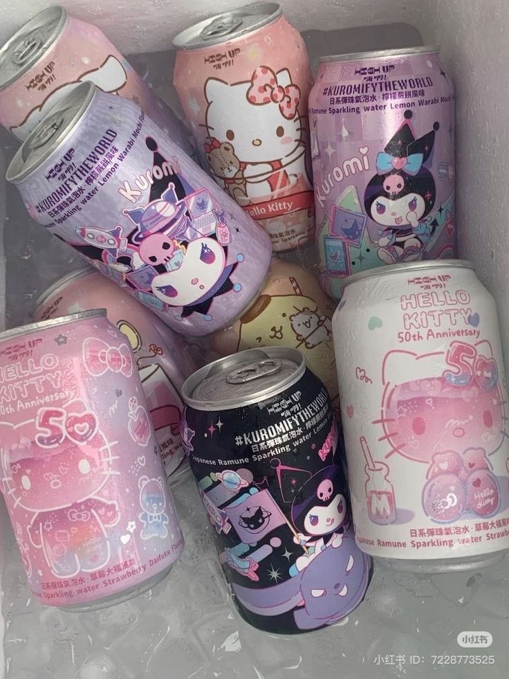 sanriodaily's tweet photo. sanrio drinks 💫 https://t.co/96k8nf63yV