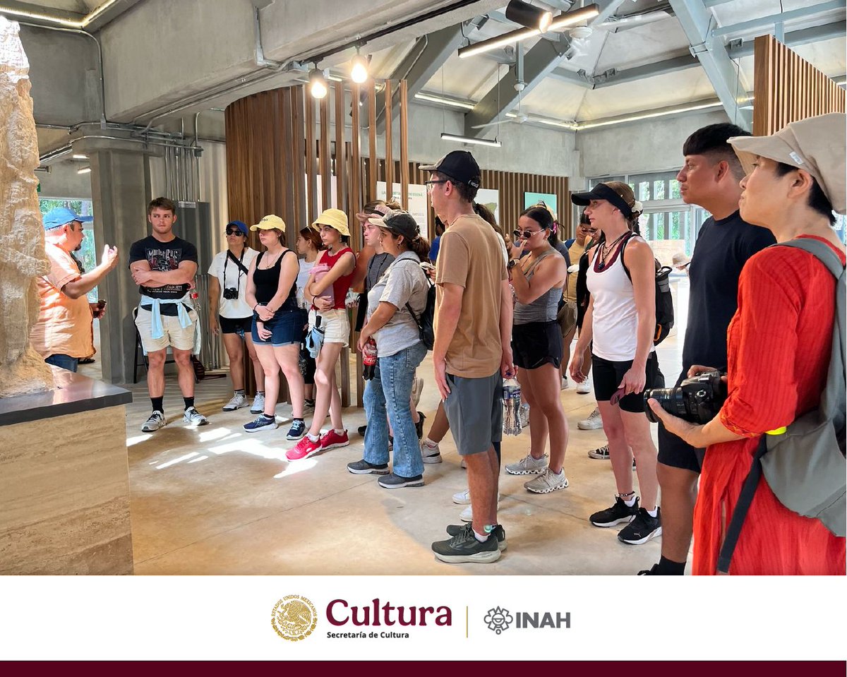 inahcampeche's tweet photo. Esta semana tuvimos visitas en la zona arqueológica y en el museo de sitio de Edzná por parte del Instituto Campechano y la Universidad de Florida ✨

#CentroINAHCampeche #ZoasArqueológicas #LugaresINAH #40AñosINAHCampeche #MUSED #edzná https://t.co/MwYiFbmjCc