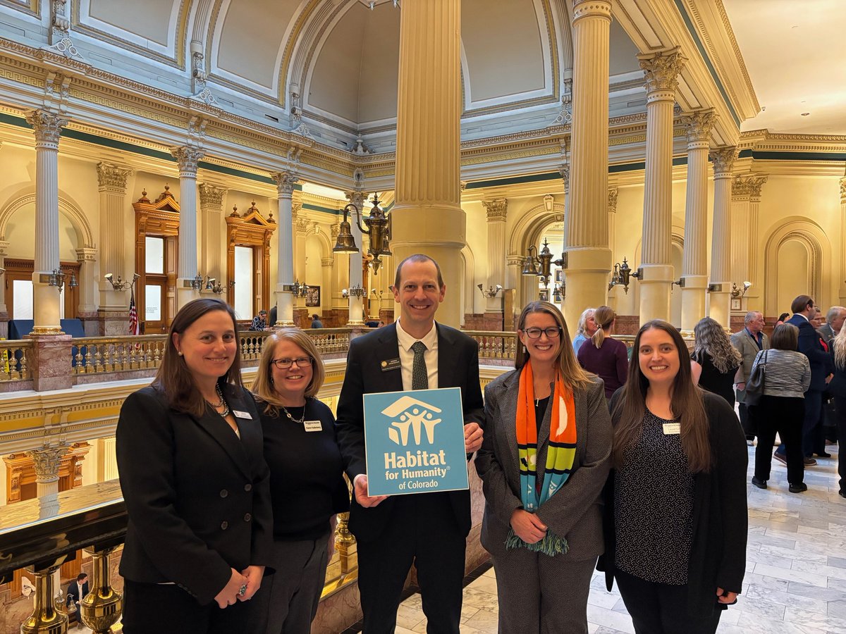 Partnerships with churches &amp; school districts help Habitat create more homeownership opportunities across the state. Thank you <a href="/rep_boesenecker/">Representative Andy Boesenecker</a> for the conversation about these important partnerships &amp; policies that will lead to more housing. #affordablehomeownership #coleg