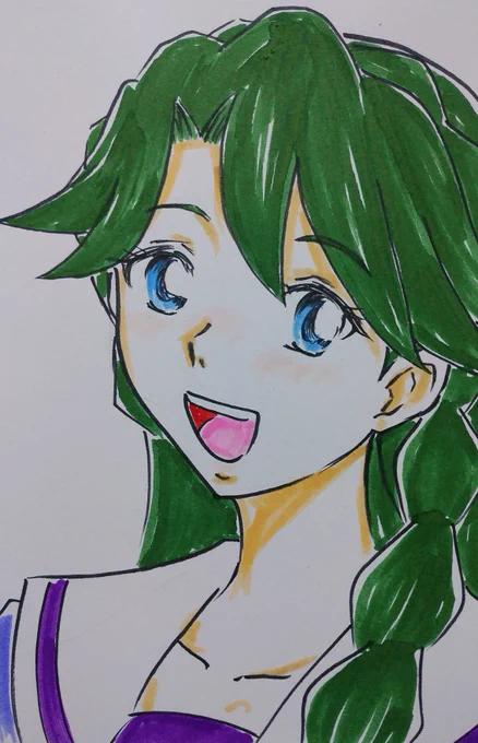 #ゴープリ10周年なので海藤みなみさん3733枚描いてお祝い(194,195,196,197)朝らくがき。 