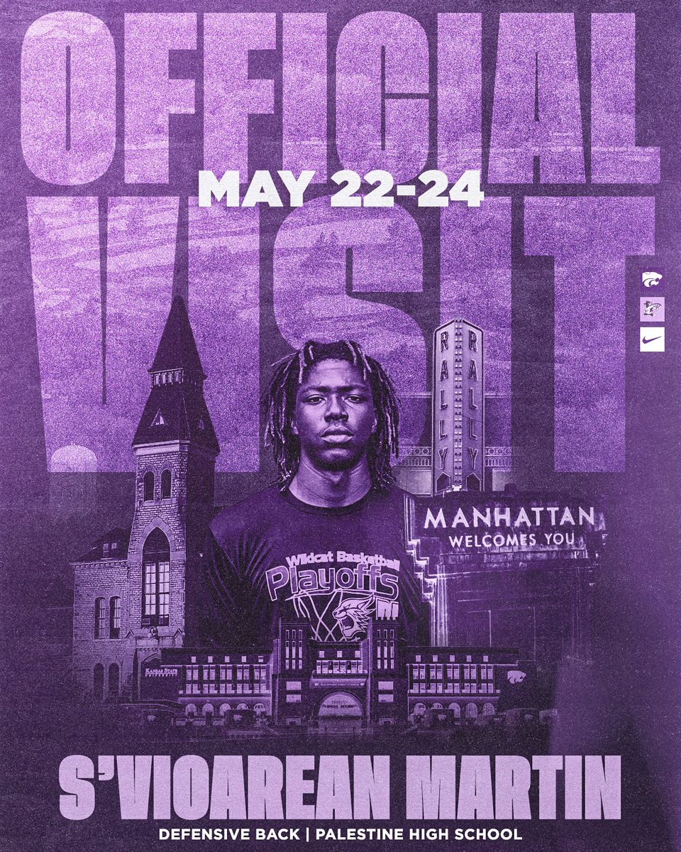S’Vioarean Martin 3⭐️ (@svioareanmartin) on Twitter photo #AGTG BLESSED!🙏🏾 Extremely Excited, Thanks to <a href="/KStateFB/">K-State Football</a> for the OV🔥!!
<a href="/VanBMalone3rd/">K-State Coach Van B Malone</a> <a href="/_CoachDonald/">Dimitri Donald™</a> <a href="/247Sports/">247Sports</a> <a href="/On3Recruits/">On3 Recruits</a> <a href="/Rivals/">Rivals</a> <a href="/dctf/">Dave Campbell's Texas Football — TexasFootball.com</a> <a href="/Jason_Howell/">Jason Howell</a> <a href="/GPowersScout/">Greg Powers 🏟️</a> <a href="/BenjaminGolan/">Ben Golan</a> <a href="/JScruggs247/">Jordan Scruggs</a> <a href="/ErikRichardsUSA/">Erik Richards</a> #AGTG BLESSED!🙏🏾 Extremely Excited, Thanks to <a href="/KStateFB/">K-State Football</a> for the OV🔥!!
<a href="/VanBMalone3rd/">K-State Coach Van B Malone</a> <a href="/_CoachDonald/">Dimitri Donald™</a> <a href="/247Sports/">247Sports</a> <a href="/On3Recruits/">On3 Recruits</a> <a href="/Rivals/">Rivals</a> <a href="/dctf/">Dave Campbell's Texas Football — TexasFootball.com</a> <a href="/Jason_Howell/">Jason Howell</a> <a href="/GPowersScout/">Greg Powers 🏟️</a> <a href="/BenjaminGolan/">Ben Golan</a> <a href="/JScruggs247/">Jordan Scruggs</a> <a href="/ErikRichardsUSA/">Erik Richards</a>