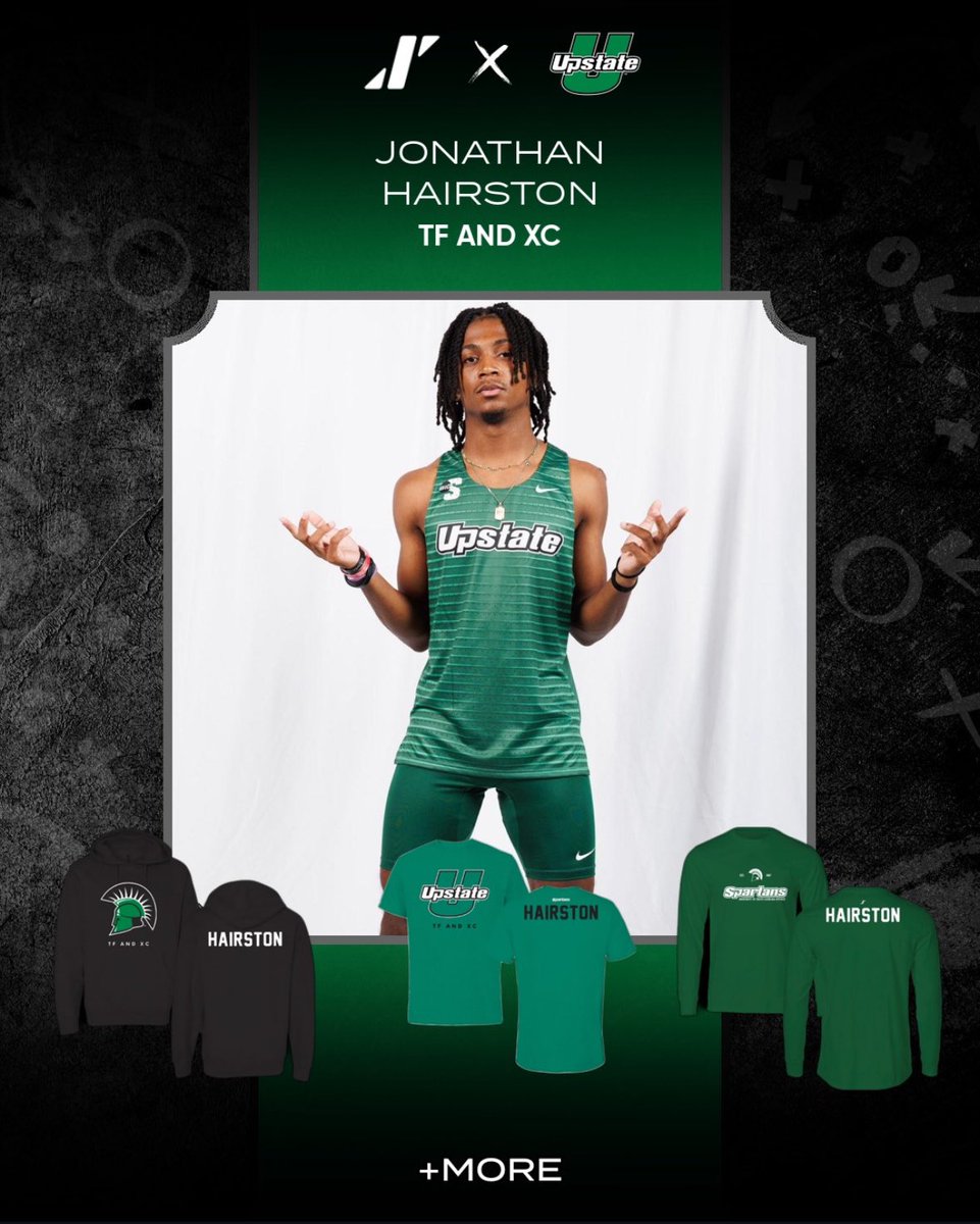 JonathanHairs15's tweet photo. Fast on the track, faster to sell out 🏃🏾‍♂️💨
Jonathan Hairston NIL merch just dropped— Grab yours now! Link in bio 🔗 https://t.co/JiOe7KZhEU