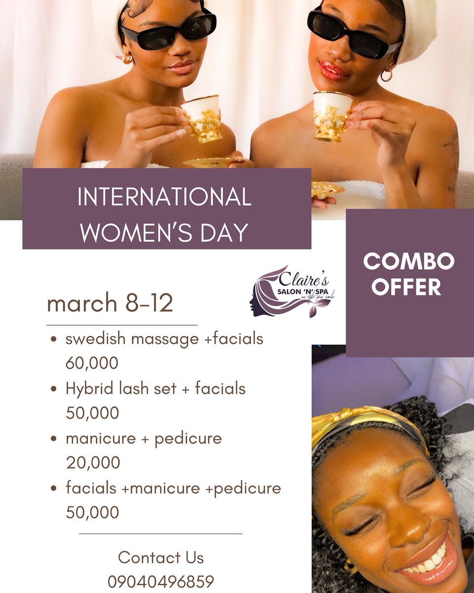 prisca_godwin's tweet photo. Women’s day -lock in on this combo deals mama
#InternationalWomensDay https://t.co/m1wV16O06w