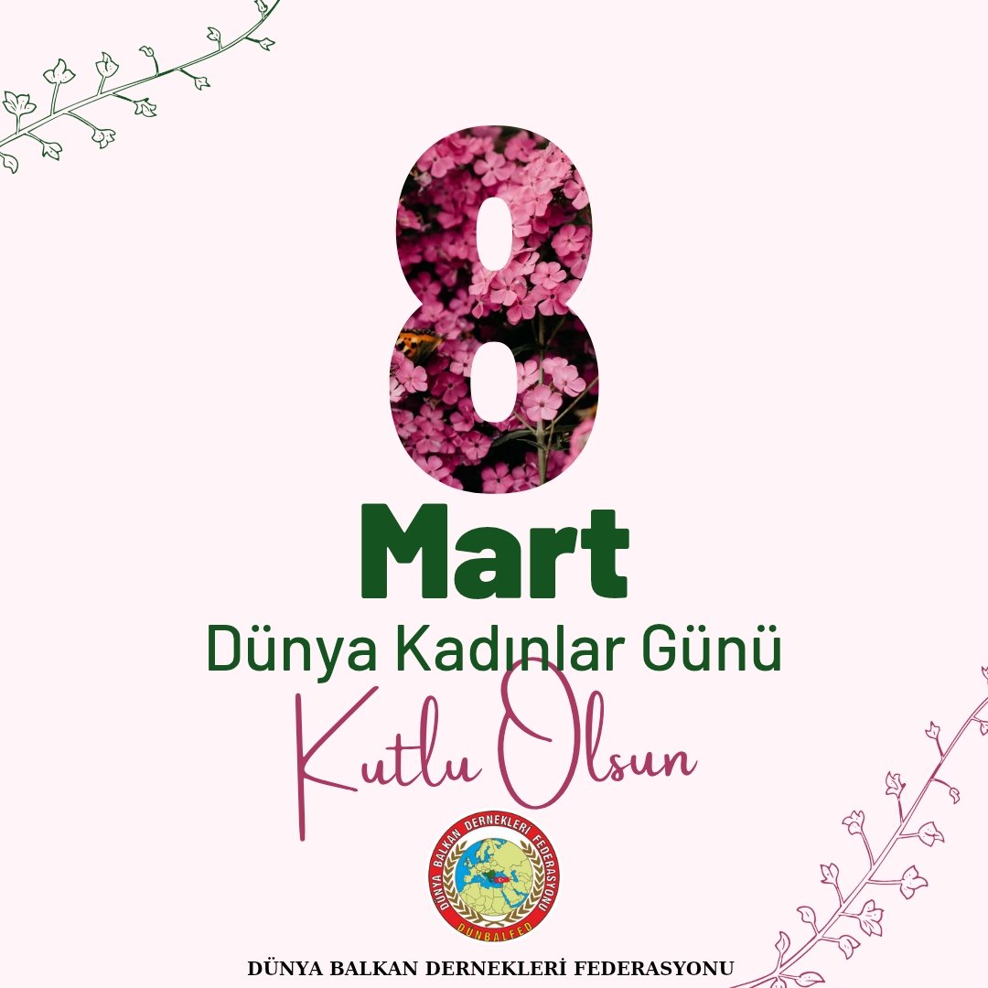 “Dünya yüzünde gördüğümüz her şey kadının eseridir!”

- Mustafa Kemal Atatürk 
#8MartDünyaKadınlarGünü