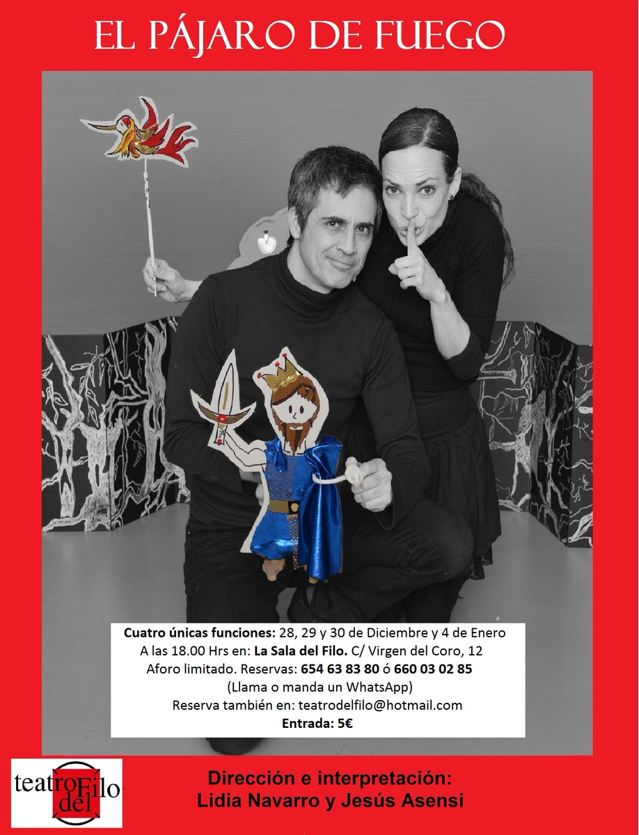 teatrodelfilo's tweet photo. Información de nuestros espectáculos - https://t.co/zEDkUX5hs9 https://t.co/iq6y4Y8IP3