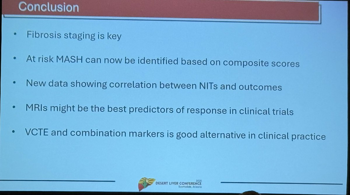 Thomas G. Cotter, MD MS (@tcottermd) on Twitter photo Wonderful overview of monitoring responses to treatment with noninvasive tests (NITs) in steatotic liver disease by <a href="/NoureddinMD/">Mazen Noureddin, MD, MHSc</a> at DLC2025 Wonderful overview of monitoring responses to treatment with noninvasive tests (NITs) in steatotic liver disease by <a href="/NoureddinMD/">Mazen Noureddin, MD, MHSc</a> at DLC2025