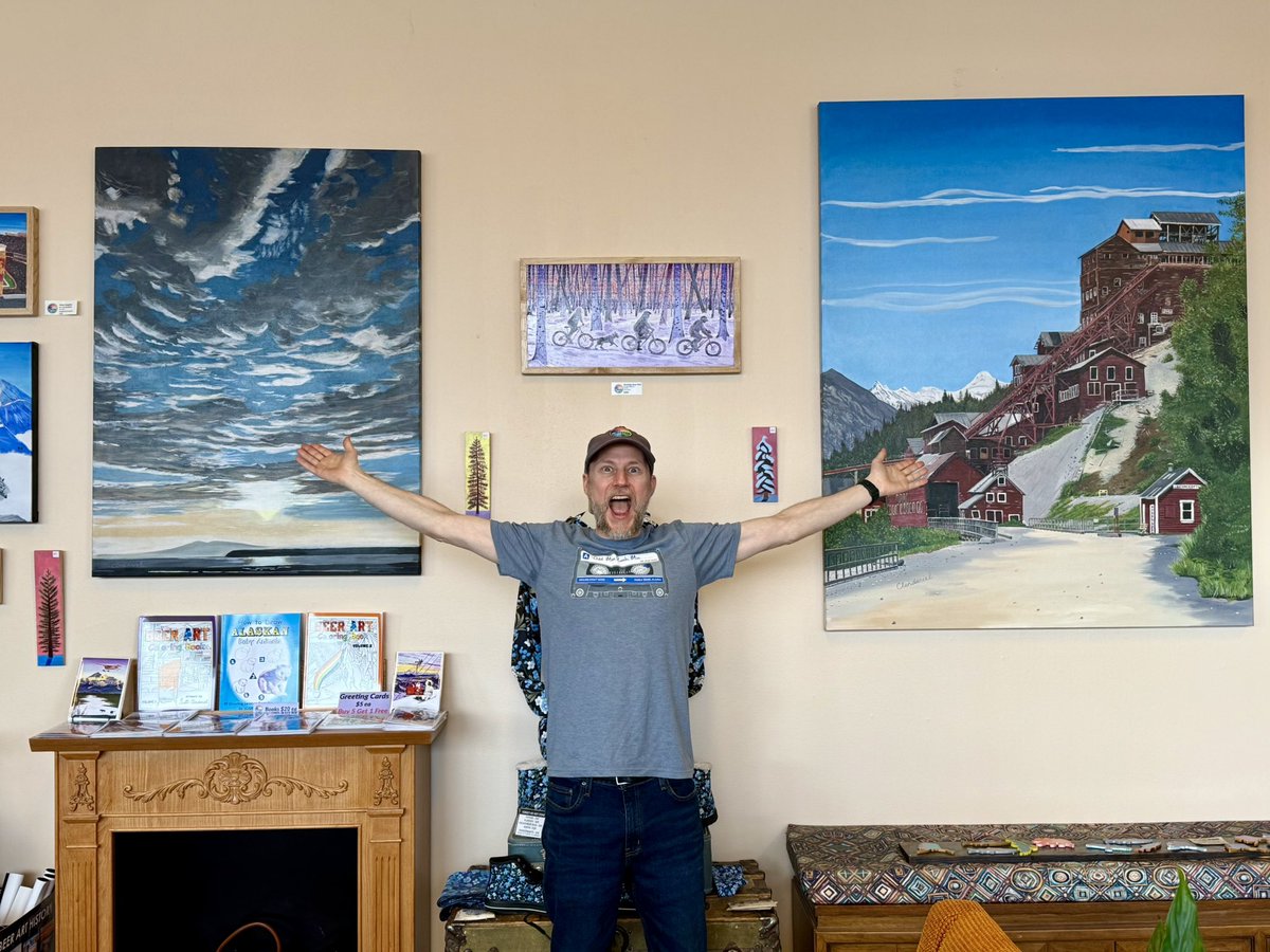 RealArtIsBetter's tweet photo. Tonight is First Friday! Make The Cove AK one of your stops. Open late until 9pm. Live music, refreshments and new Real Art! 510 L St. https://t.co/ViIt1SZUdk