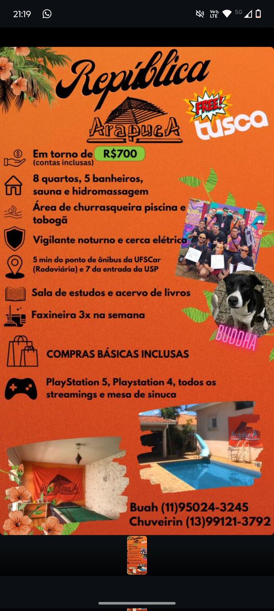 Matheuskurihara's tweet photo. @TavioMatos85 brabooo mano, meus parabensss, se quiser um lugar daora pra morar eu moro em uma república muito braba, se quiser tirar alguma dúvida da um salve na dm
se liga o flyer da rep https://t.co/J0xnr25IQH