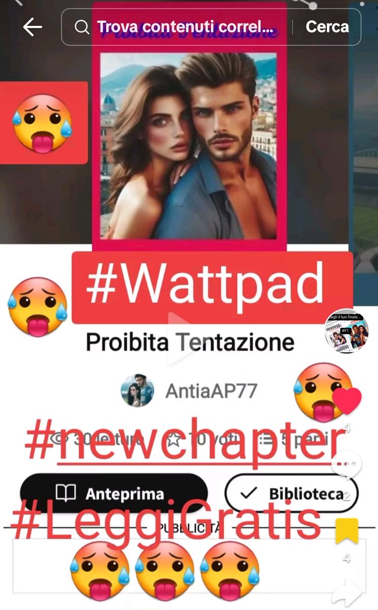 Antop77's tweet photo. https://t.co/LdYpASiGvw
#Online un nuovo capitolo ❤️‍🔥❤️‍🔥
#leggigratis con #Wattpad 🥵🥵🥵🥵🥵🥵🥵🥵🥵 https://t.co/hyNGTCz96E