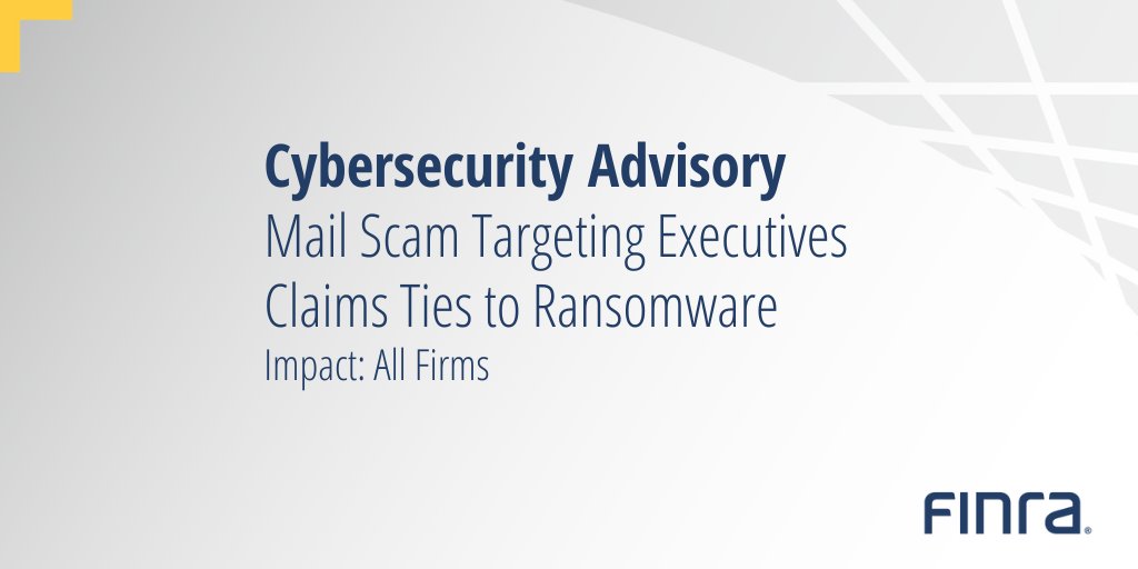 There is an ongoing scam involving letters delivered in the mail from unidentified criminal actors to corporate executives, claiming to have come from a ransomware group.

Stamped “Time Sensitive Read Immediately,” the letter claims the “BianLian Group” gained access to the