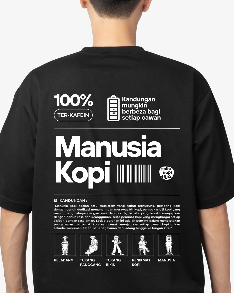 hellomemoirs's tweet photo. Our first merch

Toko Kopi Teja ada jual baju MANUSIA KOPI Cutting oversized 
Material polycotton 240gsm
Silkscreen printing

Harga RM65 shj
Exclude postage

Kalau nak blh wasap shj

https://t.co/CxRm2yQtMO https://t.co/aIrrlNt3uz