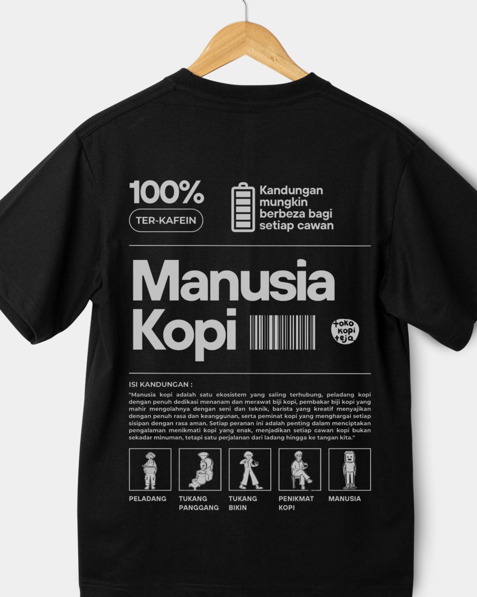 hellomemoirs's tweet photo. Our first merch

Toko Kopi Teja ada jual baju MANUSIA KOPI Cutting oversized 
Material polycotton 240gsm
Silkscreen printing

Harga RM65 shj
Exclude postage

Kalau nak blh wasap shj

https://t.co/CxRm2yQtMO https://t.co/aIrrlNt3uz