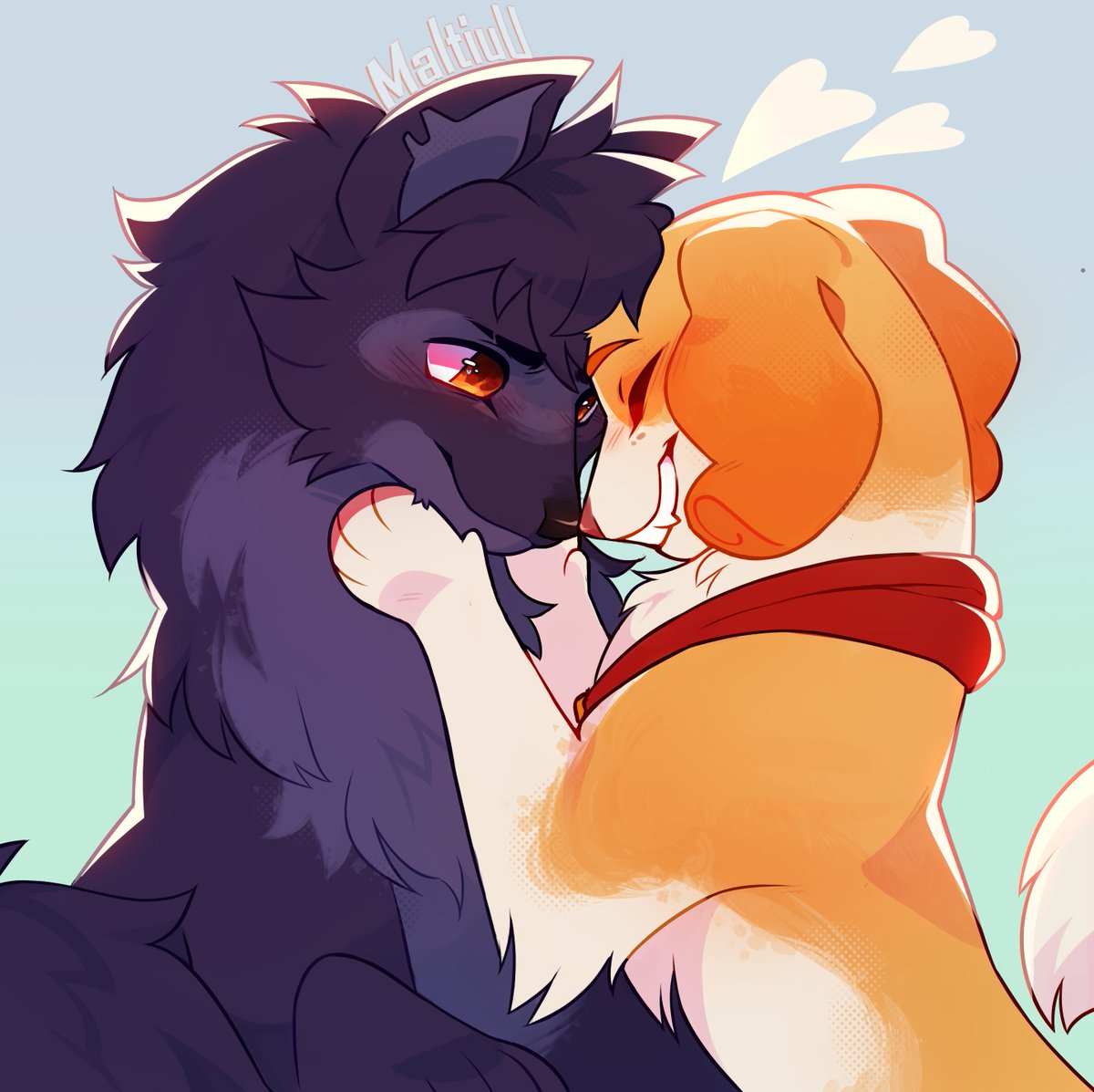 Belfort &amp; lupin
🐺🐶