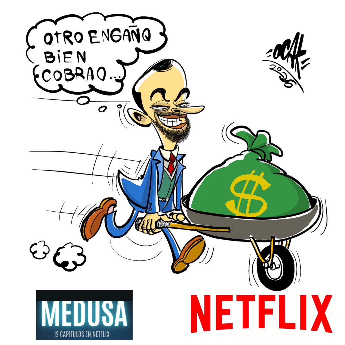 ocak_cartoon's tweet photo. El figurin embromador.
#medusanetflix #tinterillo #humor #caricatura #ocak_cartoon https://t.co/mbpsP0WEfE