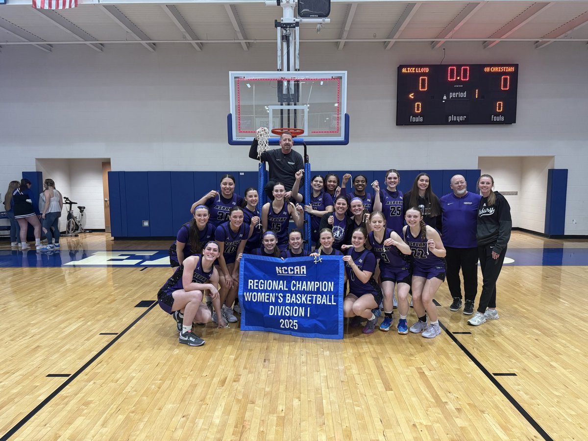 It’s official. We are winners! Congratulations to Asbury Lady Eagles on being Regional winners. We are off to the sweet 16!