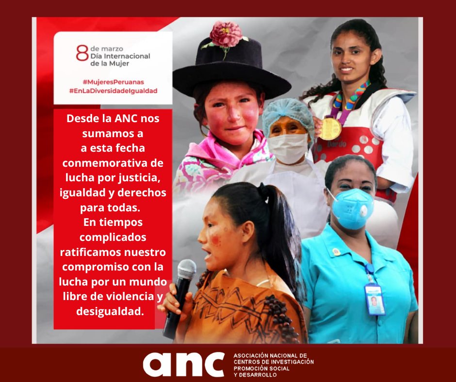 Cada 8 de marzo se celebra el Día Internacional de la Mujer. Millones de personas en todo el mundo se manifiestan en esta fecha para conmemorar la lucha que libran las mujeres desde hace años por la igualdad de derechos. Desde la ANC nos sumamos a esta fecha conmemorativa.
#8M