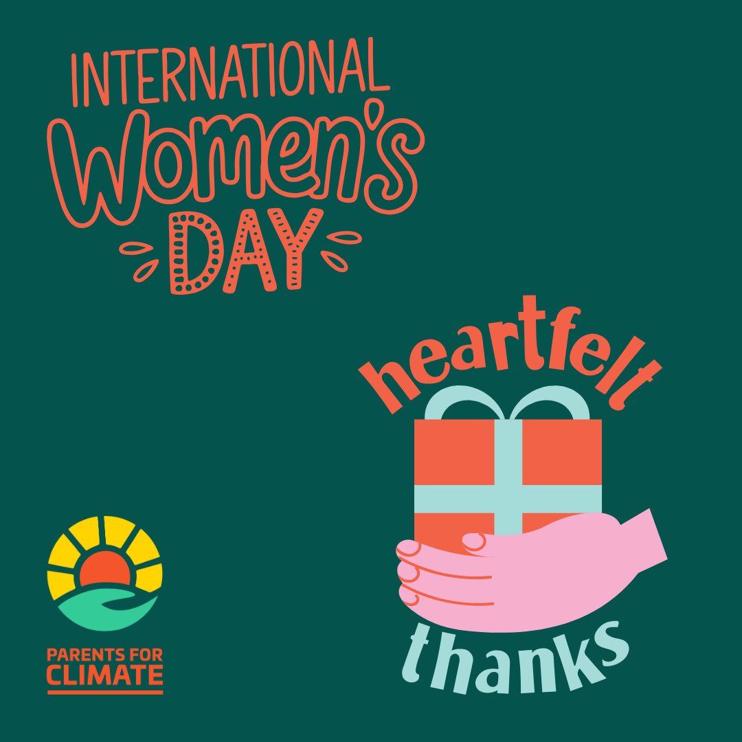climate_parents's tweet image. Heartfelt thanks to all the women and girls devoting their time, energy and money to climate action.💚

#InternationalWomensDay
#LaterIsTooLate