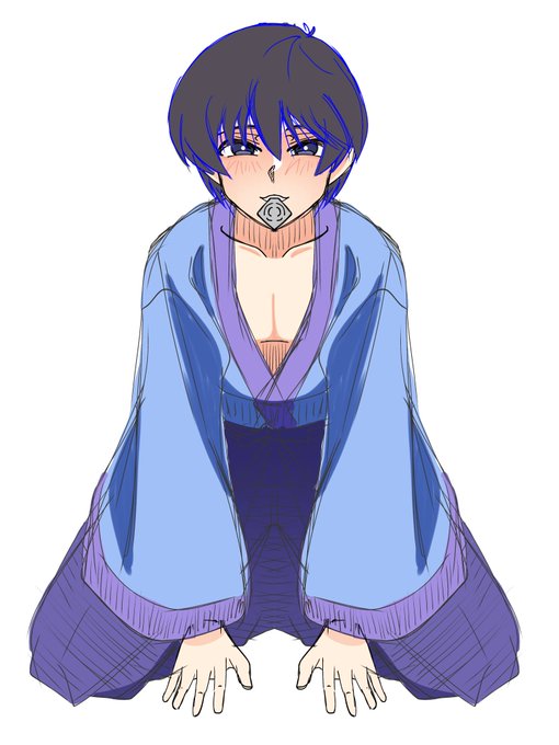 #これを見たやつは座っている画像をあげろ

描きかけで放置して諦めた下描き
座ってると言うより跨ってるっぽい…⁇ 